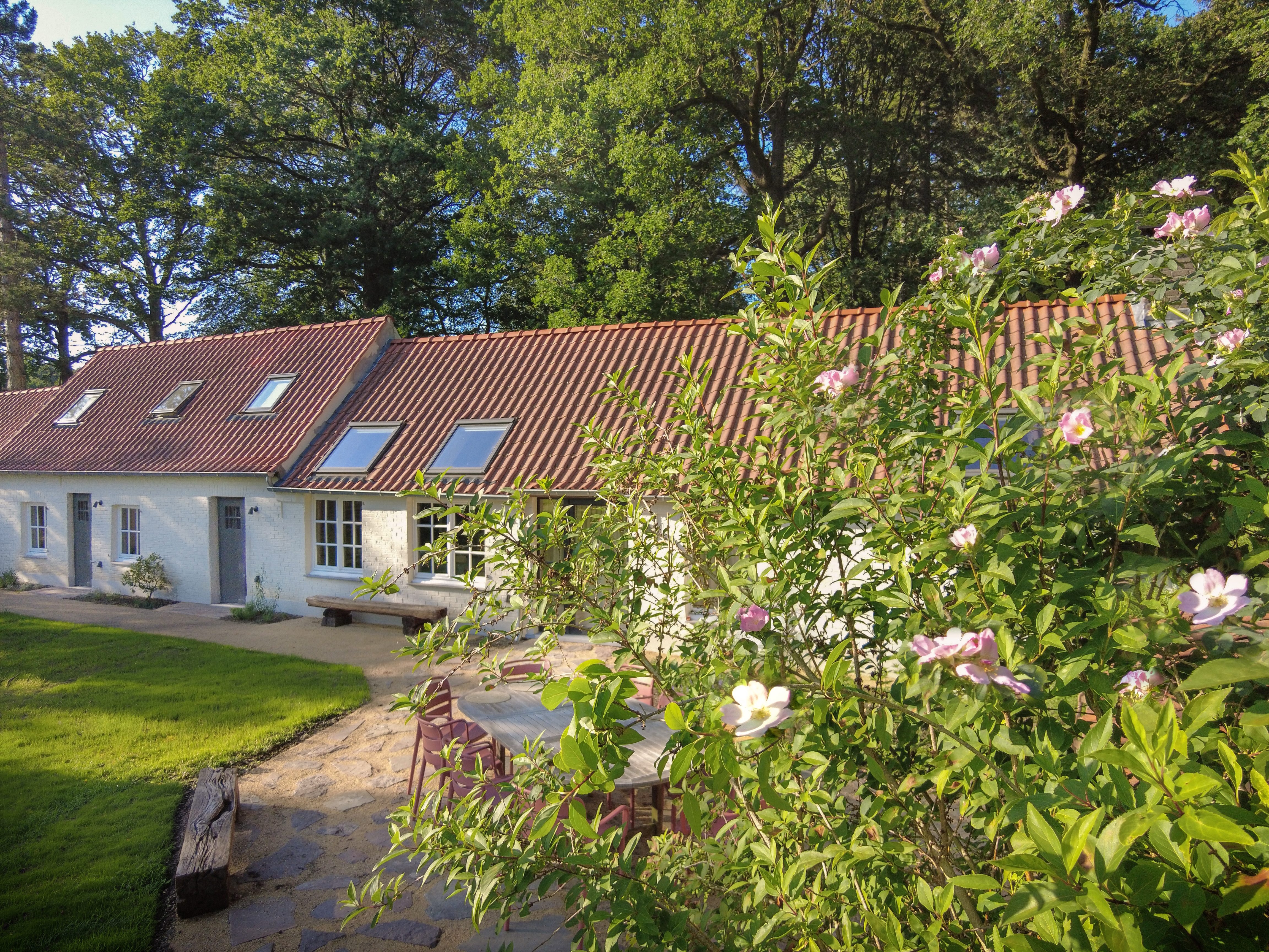 overzicht van de hoeve